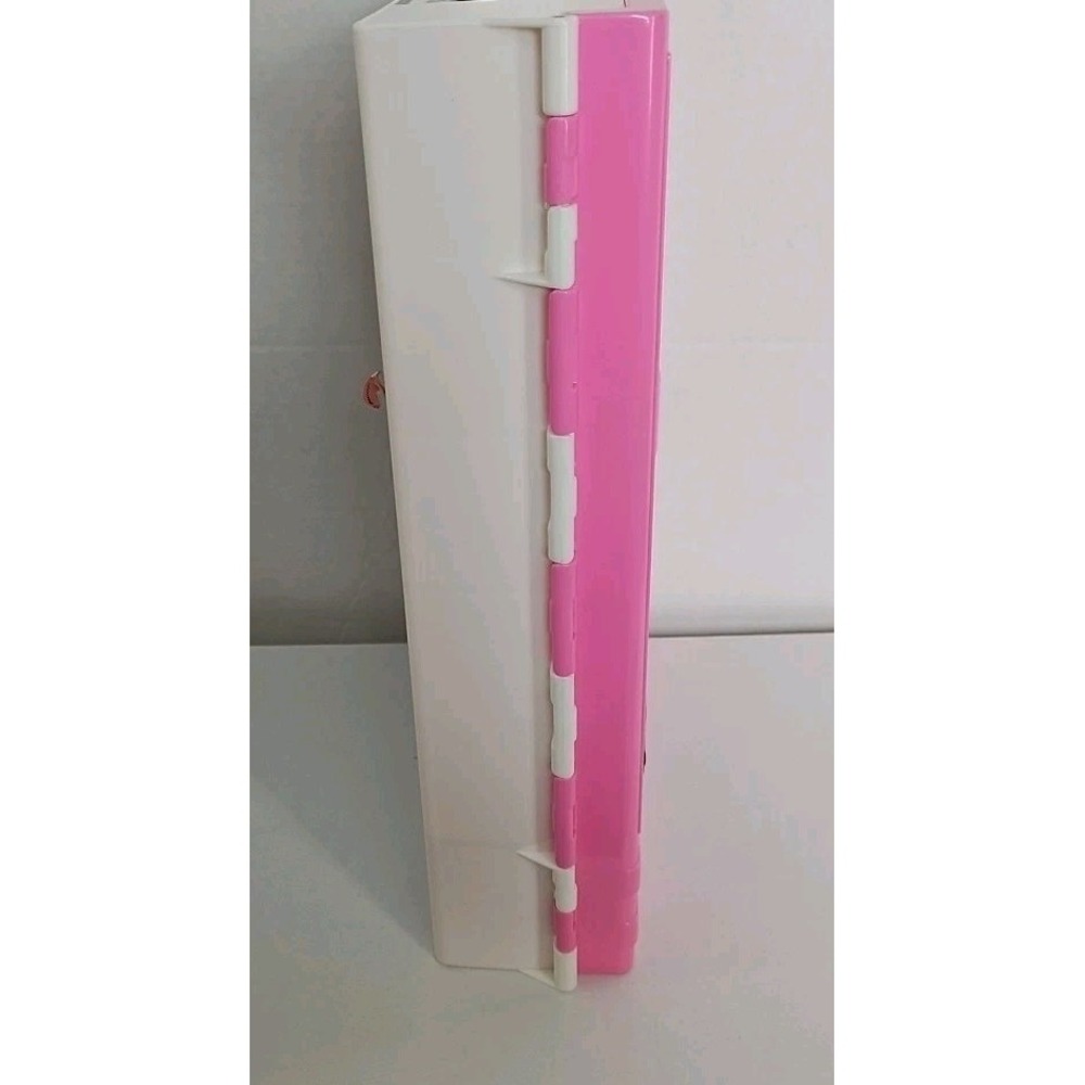 Barbie Doll Closet Storage Pink Black Box 2011 carrying case - Picture 3 of 12